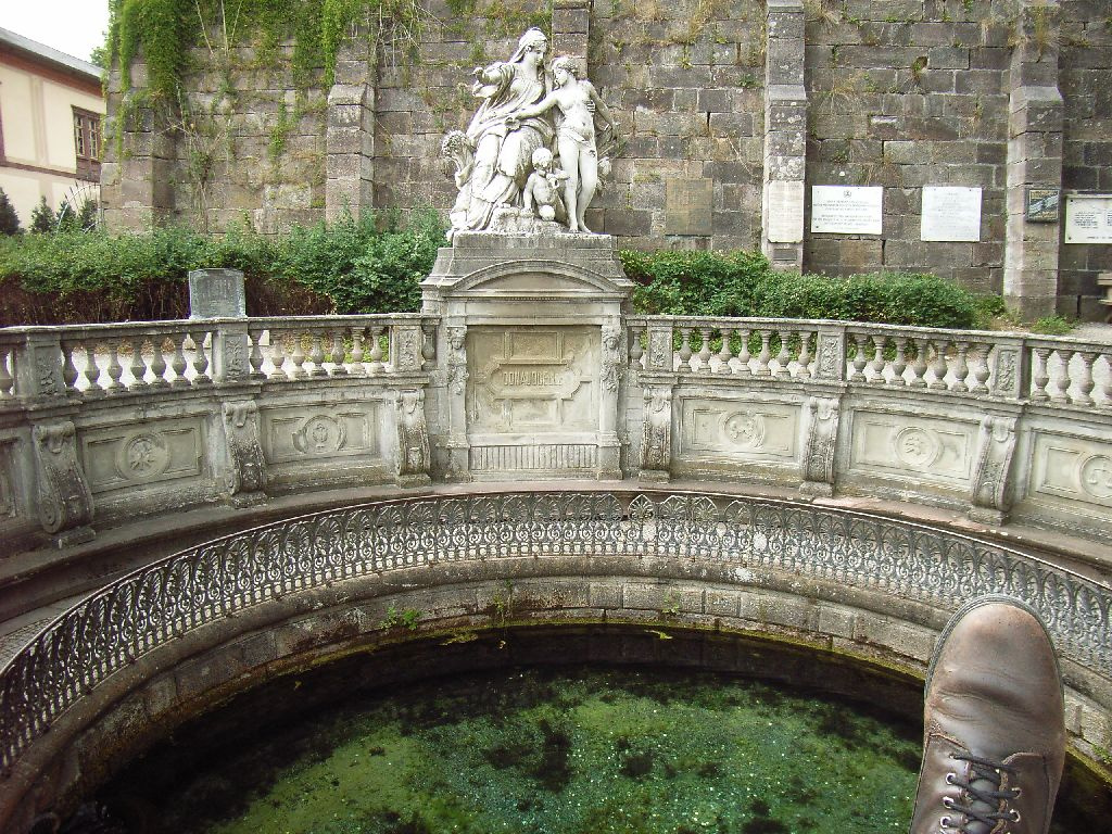 Müllheimben, a római fürdőknél