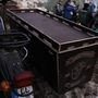 Teherautó platókhoz használt rétegelt lemezből is lehet oldalkocsit építeni