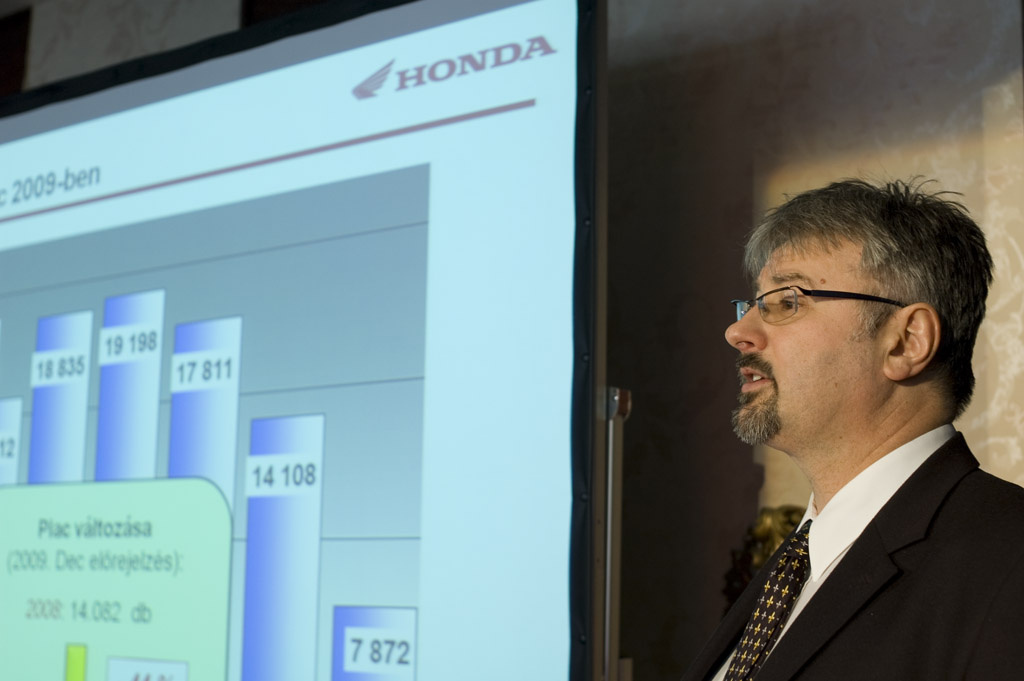 Szloboda Tamás, a Honda értékesítési vezetője elemezte az elmúlt évet